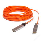 cable óptico activo de la directo-fijación de 40GBase AOC QSFP+, 10 metros