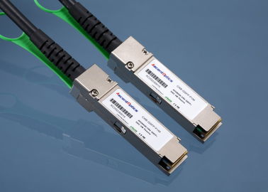 QSFP + cable de cobre de la Directo-fijación